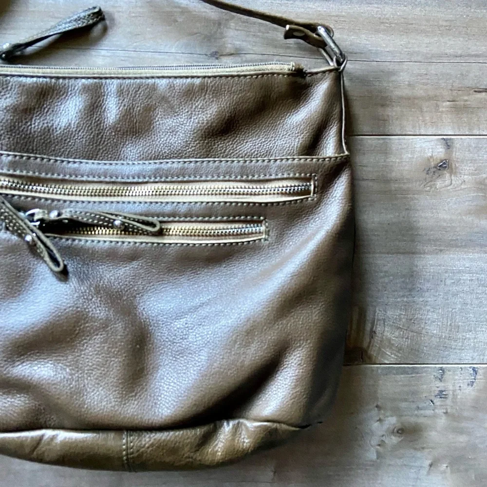 Great American Leather Works Cross Body Bag in Brown